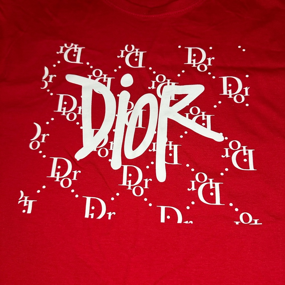 Red Crew Neck Tee NWOT